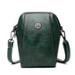 Waxed Leather Phone Crossbody – Ultra-Light & Dual-Compartment Design
