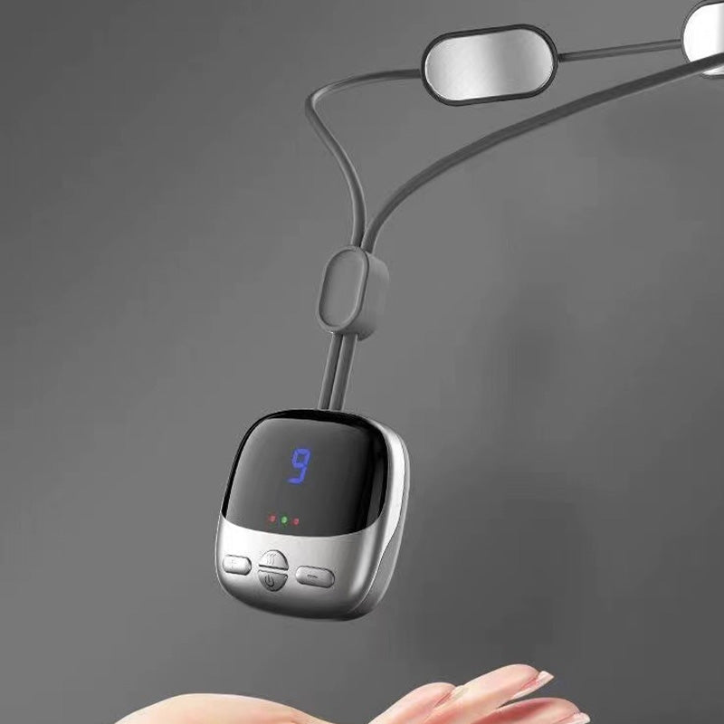 Melt Neck Tension Anywhere! Wearable 3-Level Heat Massager