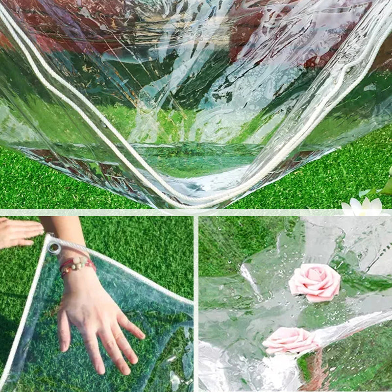 Shield Any Space Instantly! No-Dark Heavy Duty Clear Tarp