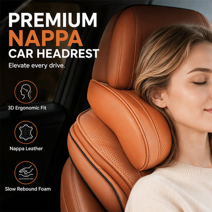 Universal memory foam neck pillow for car headrests