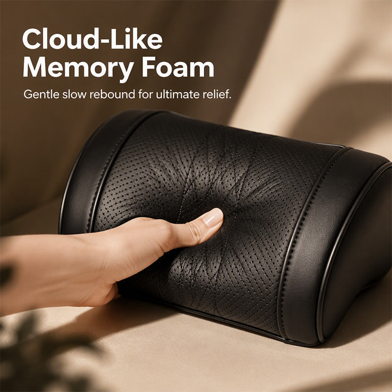 Universal memory foam neck pillow for car headrests