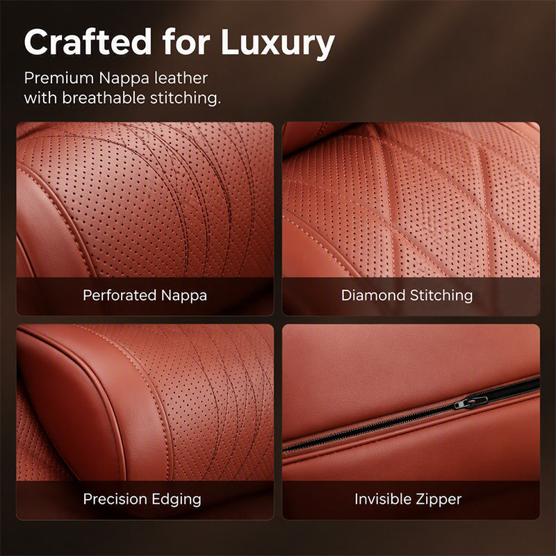 Universal memory foam neck pillow for car headrests