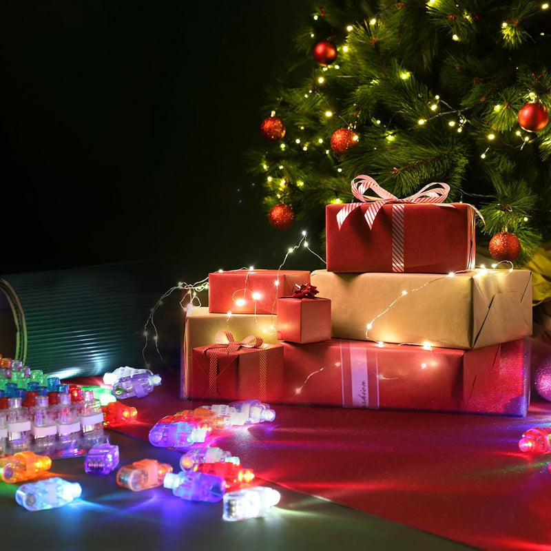 Light Up Any Party Instantly! Mini Colorful LED Finger Lights