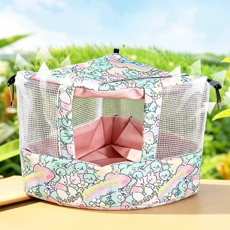 Cool Any Bird Instantly! No-Drill Breathable Mesh Hideaway