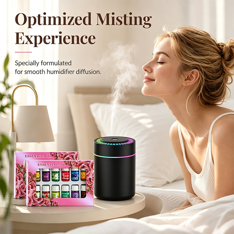 🔥Limited Time 50% Off！12-Scent Essential Oil Set – Water-Soluble & Diffuser-Ready Design
