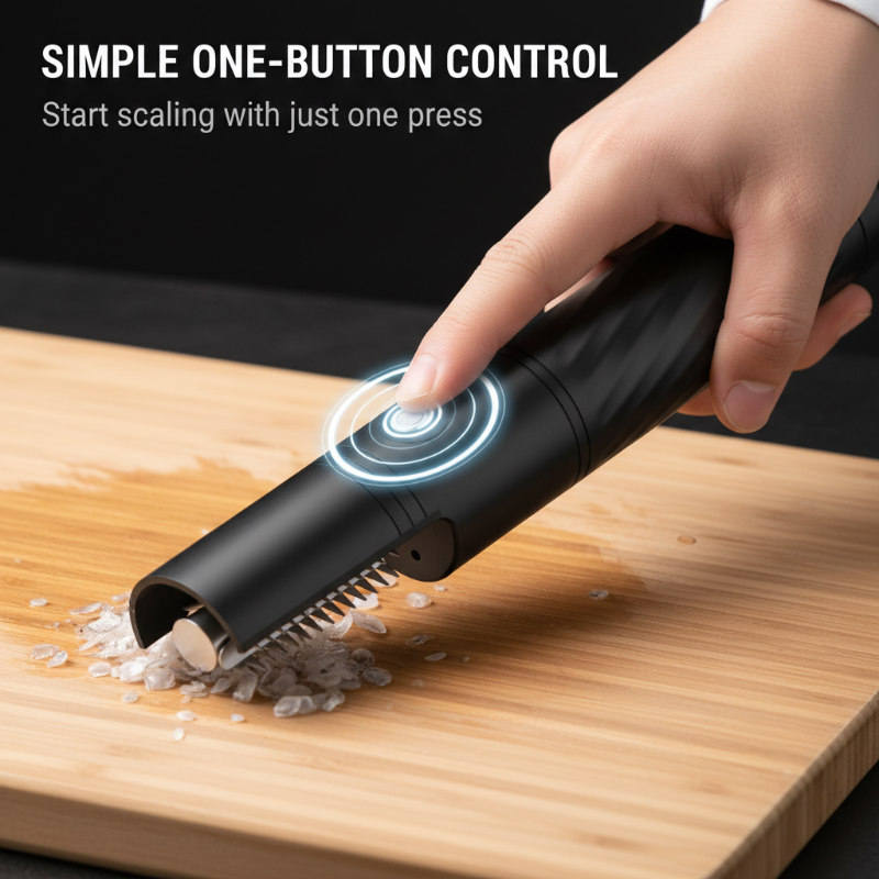Scale Fish Instantly! Rechargeable Automatic Fish Scaler