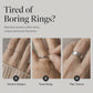 Gothic Fingernail Rings – Adjustable & Vintage Style Design
