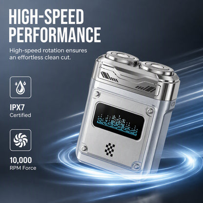 Pocket-Sized Electric Shaver – Waterproof & Rechargeable Design