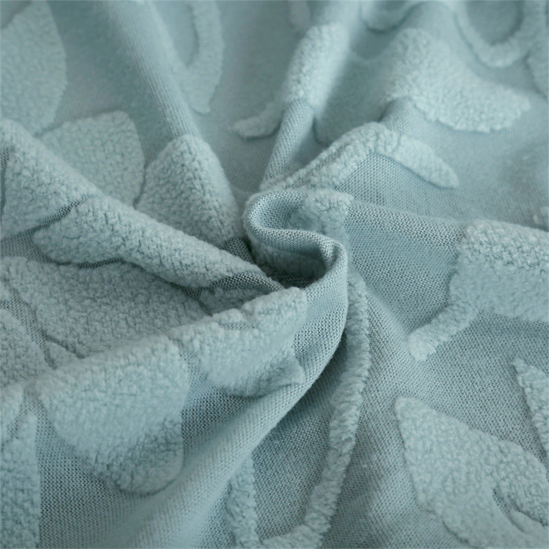 Refresh Old Sofa Instantly! Elastic Ruffle Jacquard Slipcover