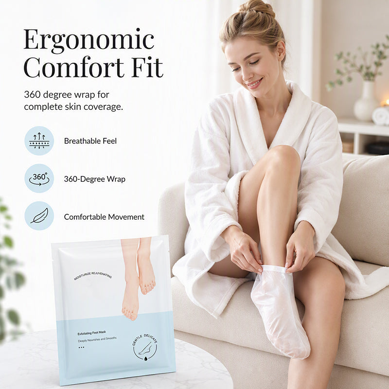 Buy 1 Get 1 Free！⏰️Goat Milk Hand & Foot Mask – Deep Repair & Long-Lasting Hydration