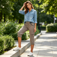 Limited-Time Offer⏰️High-Waist Cargo Capris – Lightweight & Functional Design