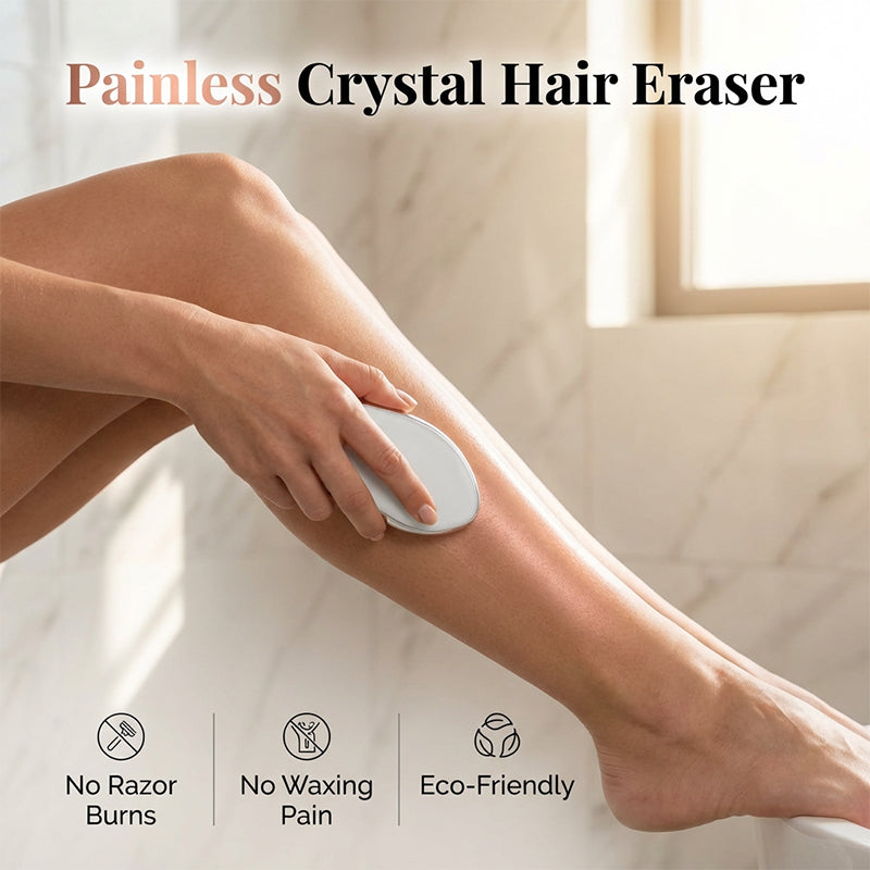 Crystal Hair Eraser – Painless & Dual Exfoliation Design