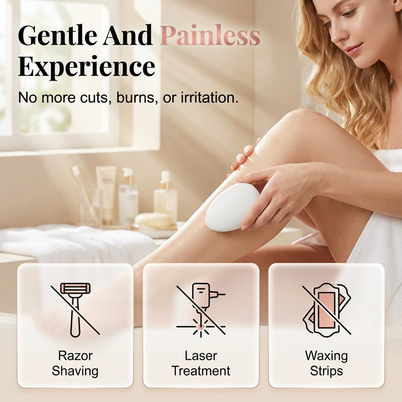 Crystal Hair Eraser – Painless & Dual Exfoliation Design