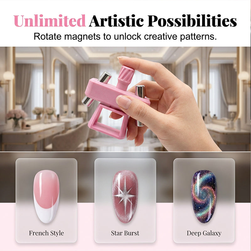 Cat-Eye Gel Polish Magnet – Rotating & Precise Design