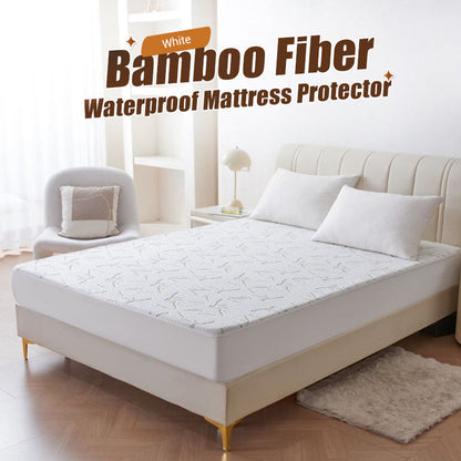 Sleep Dry Instantly! Bamboo Fiber Waterproof Mattress Protector