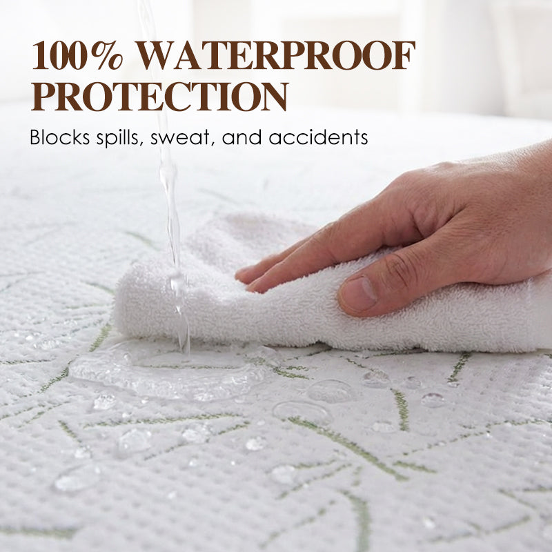 Sleep Dry Instantly! Bamboo Fiber Waterproof Mattress Protector