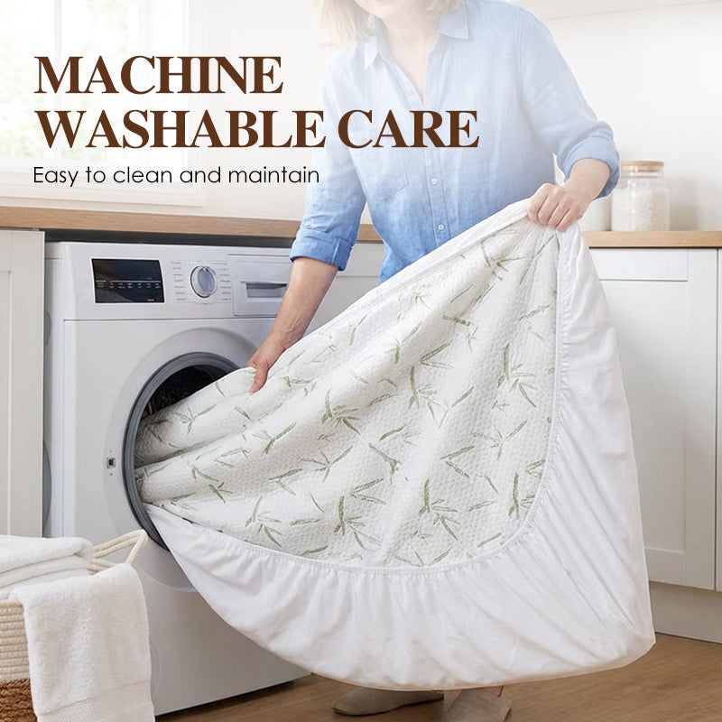 Sleep Dry Instantly! Bamboo Fiber Waterproof Mattress Protector