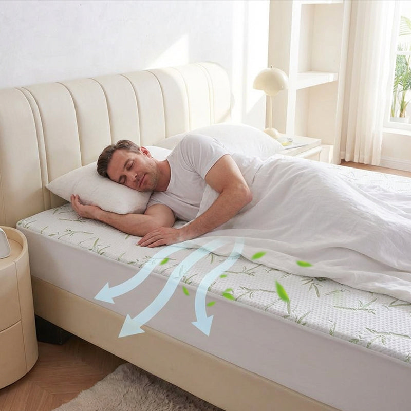 Sleep Dry Instantly! Bamboo Fiber Waterproof Mattress Protector