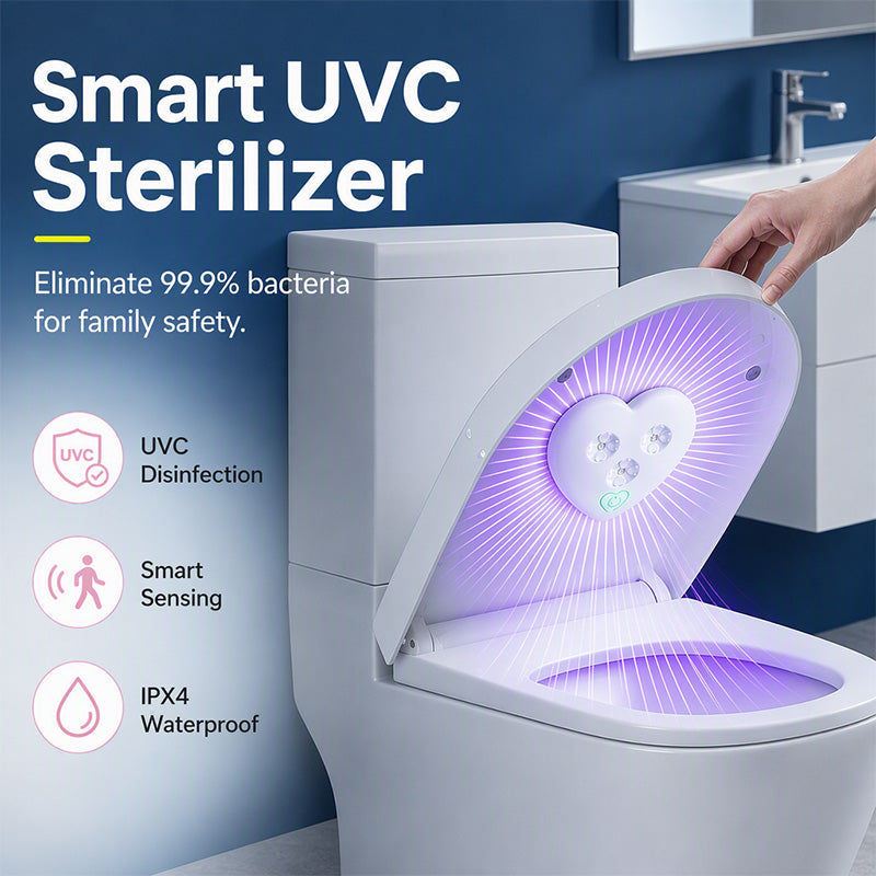 Smart UVC Toilet Light – Auto Sensor, No Hands