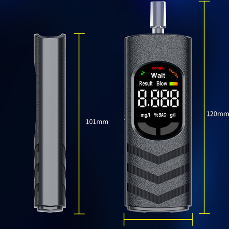 ⏳🔥LIMITED-TIME 50% OFF! ⏰Digital Breathalyzer – Voice Alert & USB Rechargeable Design, No More Risky Driving