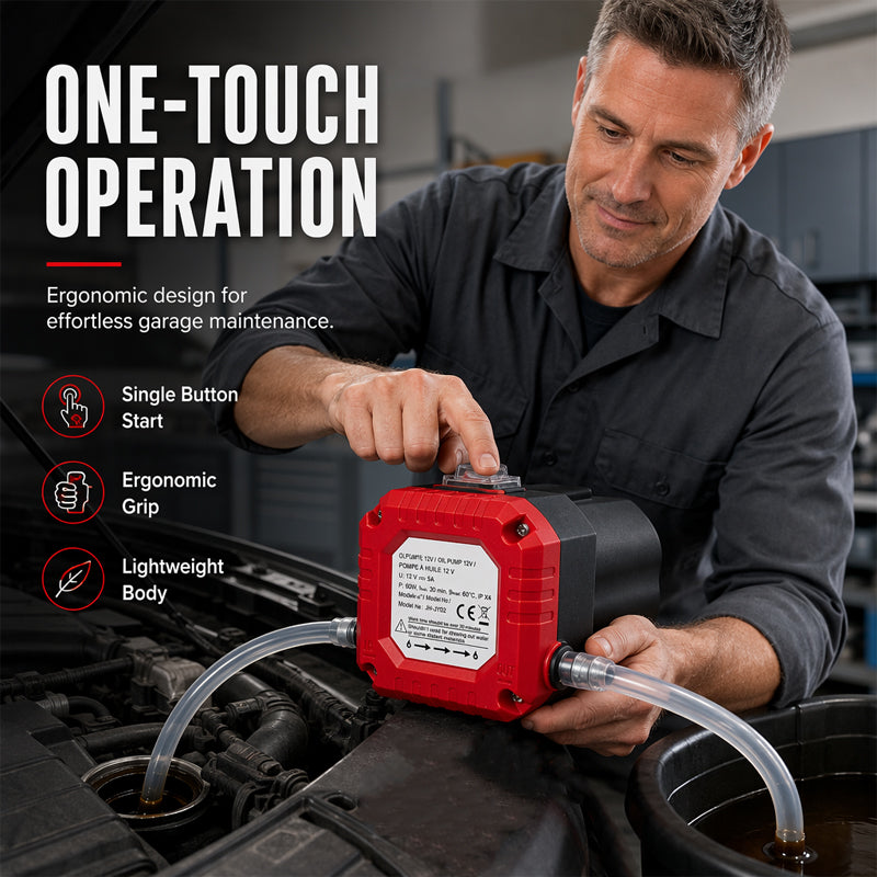 Extract Engine Oil Instantly! Portable Electric Oil Change Pump