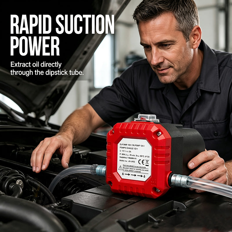 Extract Engine Oil Instantly! Portable Electric Oil Change Pump