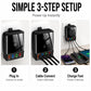 Charge 4 Devices Instantly! No-Overheat Fireproof USB Hub