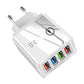 Charge 4 Devices Instantly! No-Overheat Fireproof USB Hub