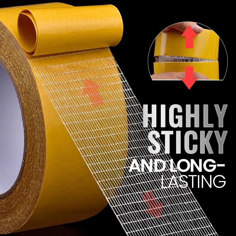 Bond Any Surface Instantly! No-Residue Tear-Proof Mesh Tape