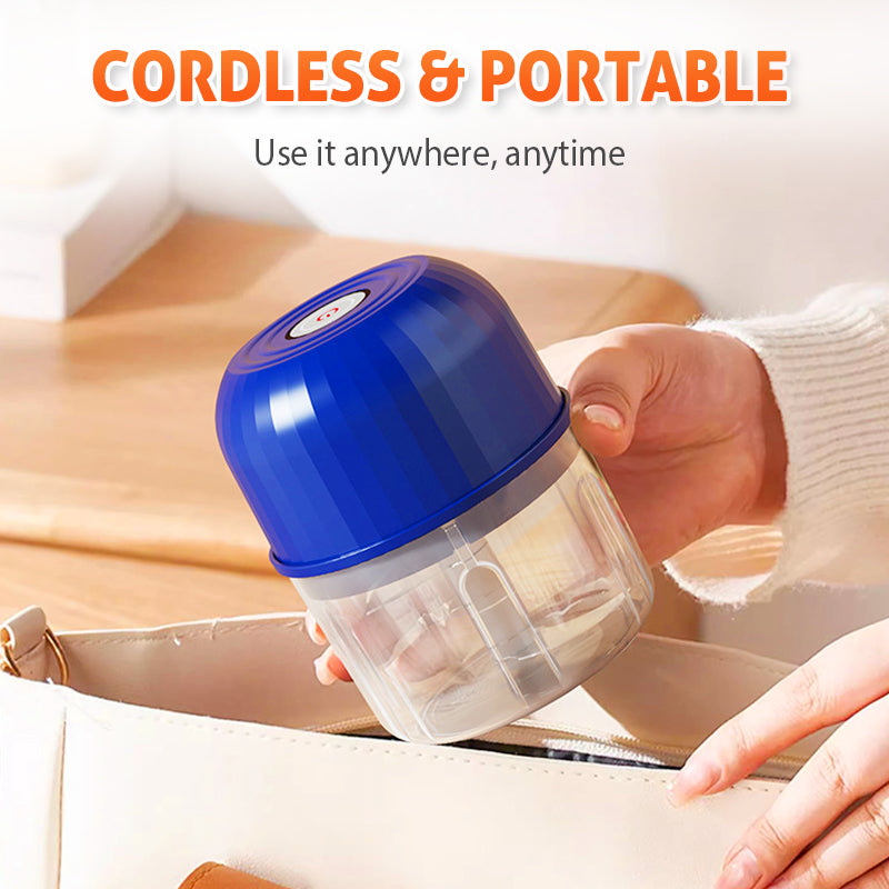 Chop & Mince Instantly! One-Touch USB-C Mini Food Chopper