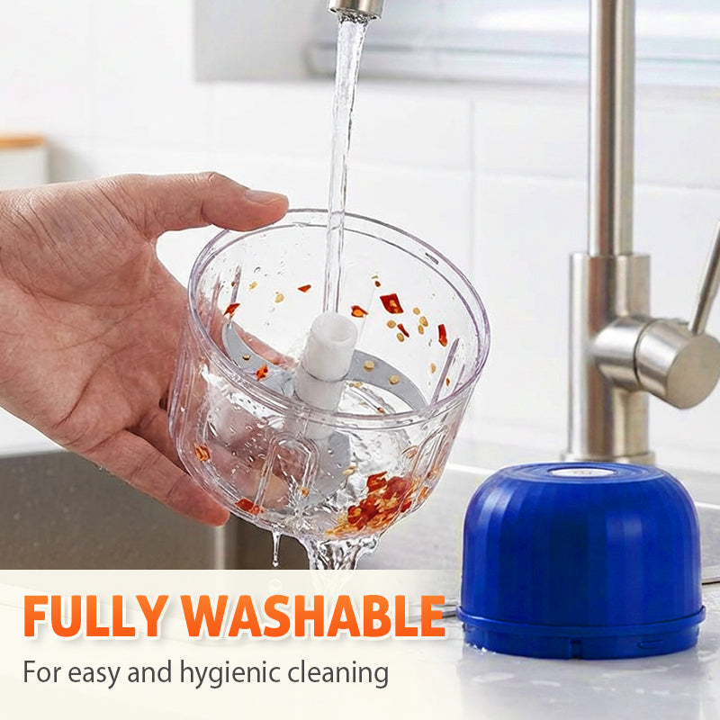 Chop & Mince Instantly! One-Touch USB-C Mini Food Chopper