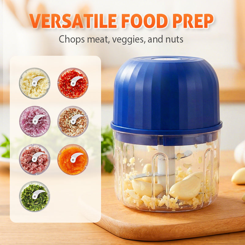 Chop & Mince Instantly! One-Touch USB-C Mini Food Chopper