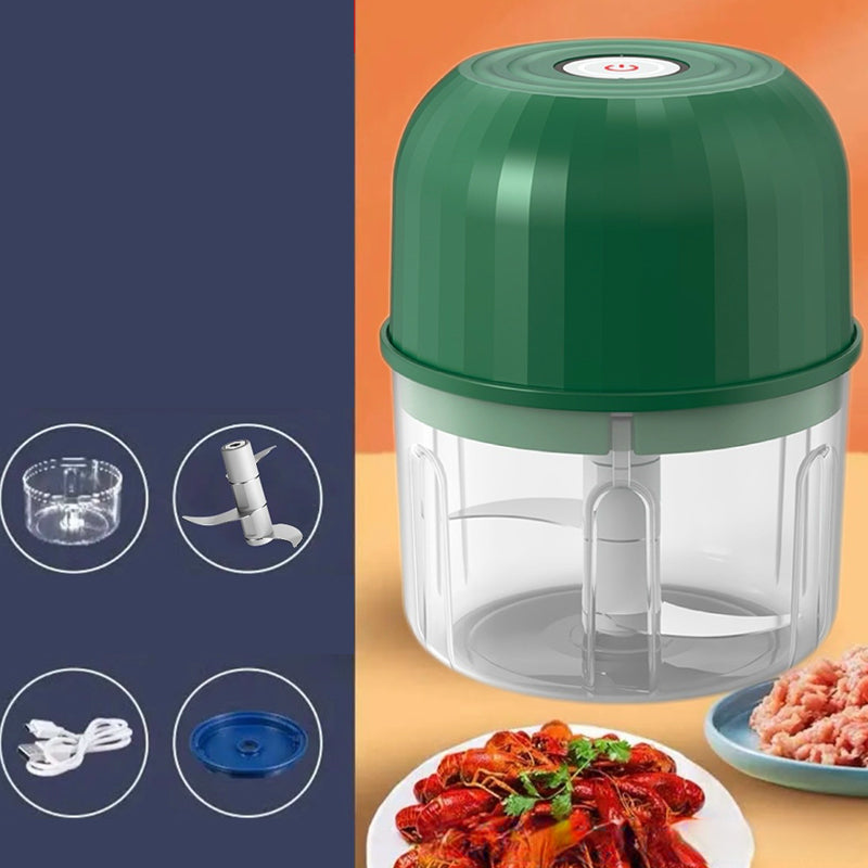 Chop & Mince Instantly! One-Touch USB-C Mini Food Chopper