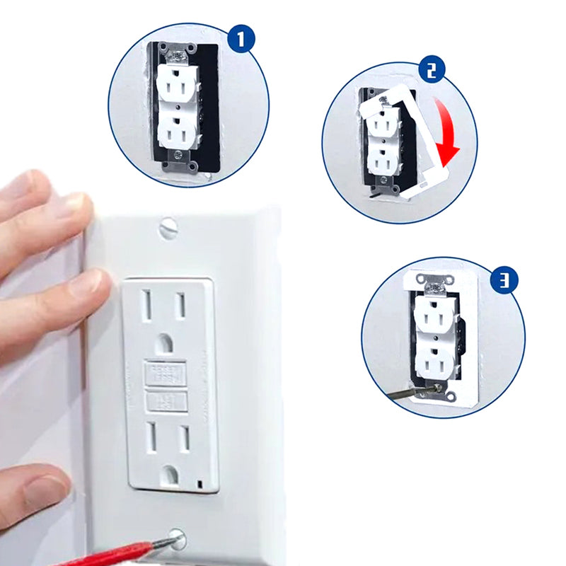 Fix Uneven Outlets Instantly! Flush Fit Metal Wall Plate Spacer