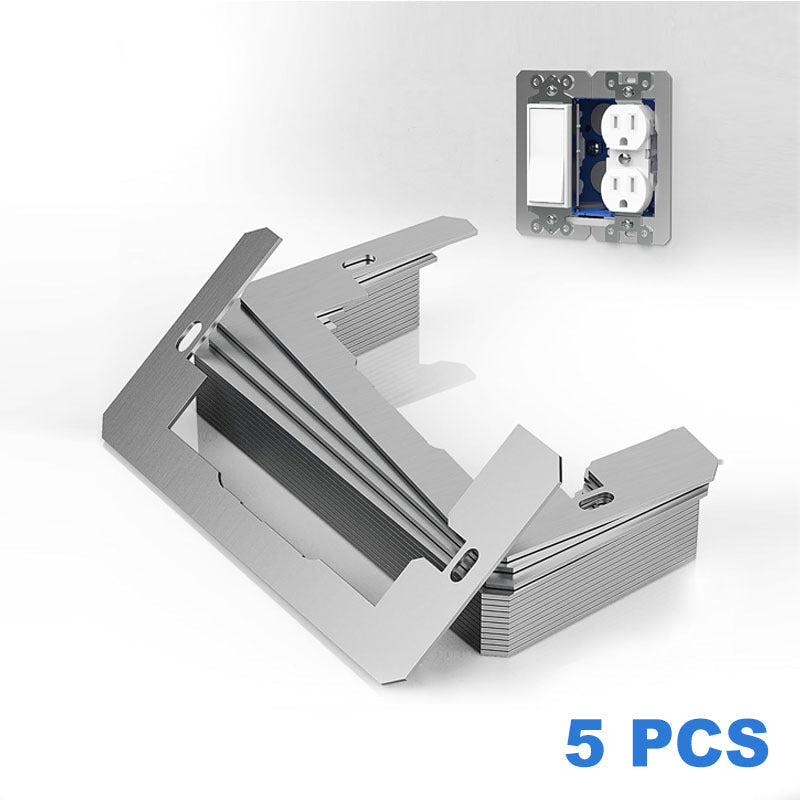 Fix Uneven Outlets Instantly! Flush Fit Metal Wall Plate Spacer