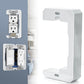 Fix Uneven Outlets Instantly! Flush Fit Metal Wall Plate Spacer