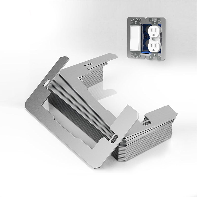 Fix Uneven Outlets Instantly! Flush Fit Metal Wall Plate Spacer
