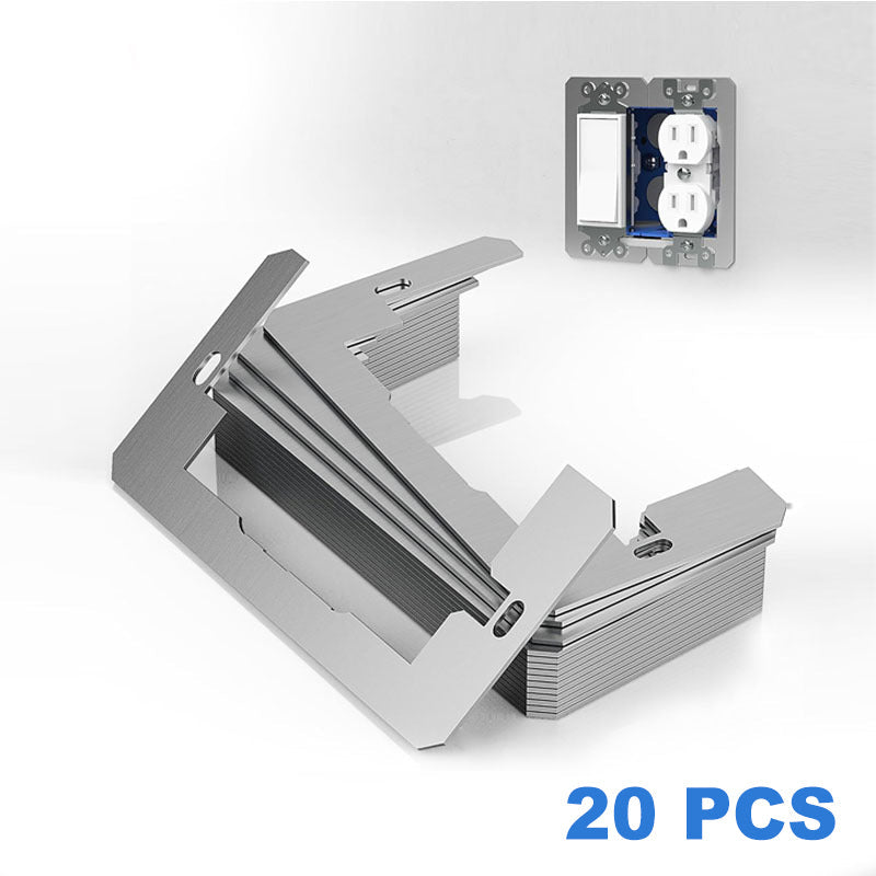 Fix Uneven Outlets Instantly! Flush Fit Metal Wall Plate Spacer