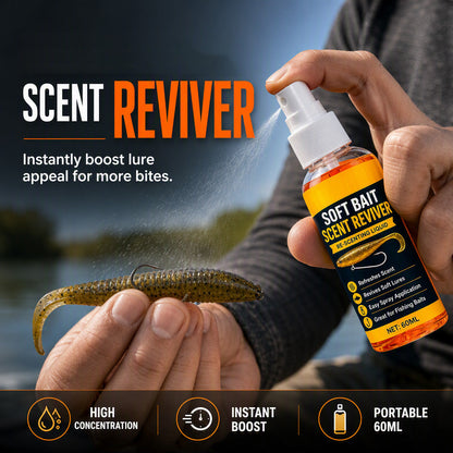 Soft Bait Scent Spray – Instant Fish-Attracting Reviver