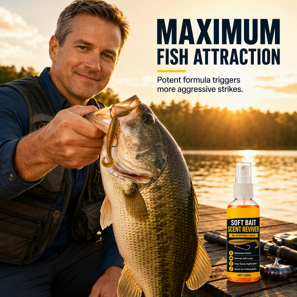 Soft Bait Scent Spray – Instant Fish-Attracting Reviver