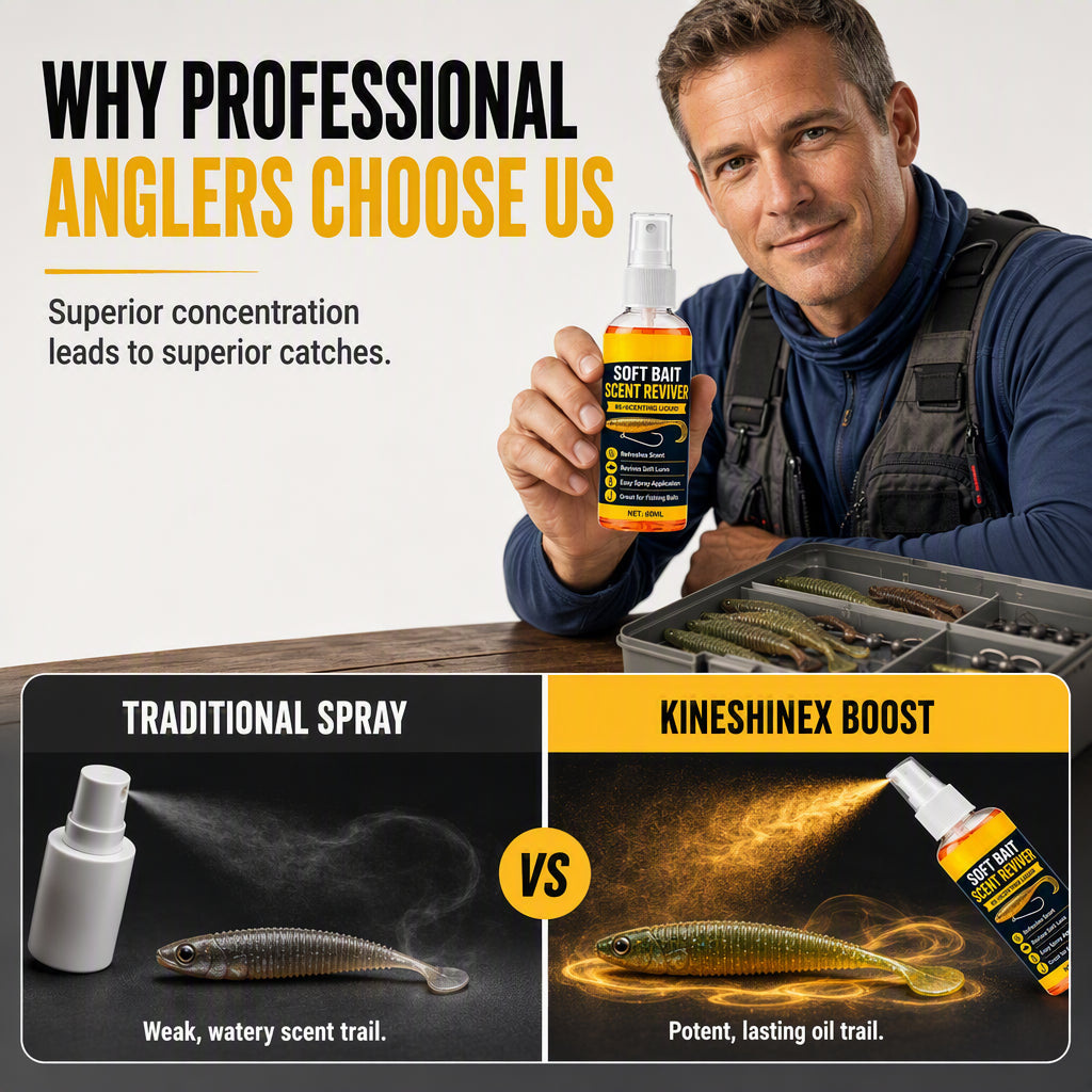 Soft Bait Scent Spray – Instant Fish-Attracting Reviver