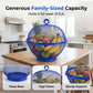 Keep Fruit Fresh Instantly! Breathable Mesh Basket with Draining Lid
