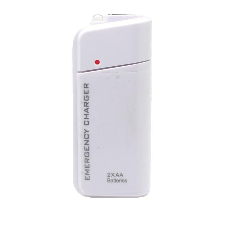 Emergency AA Phone Charger – USB Backup & Compact Design, No More Dead Battery
