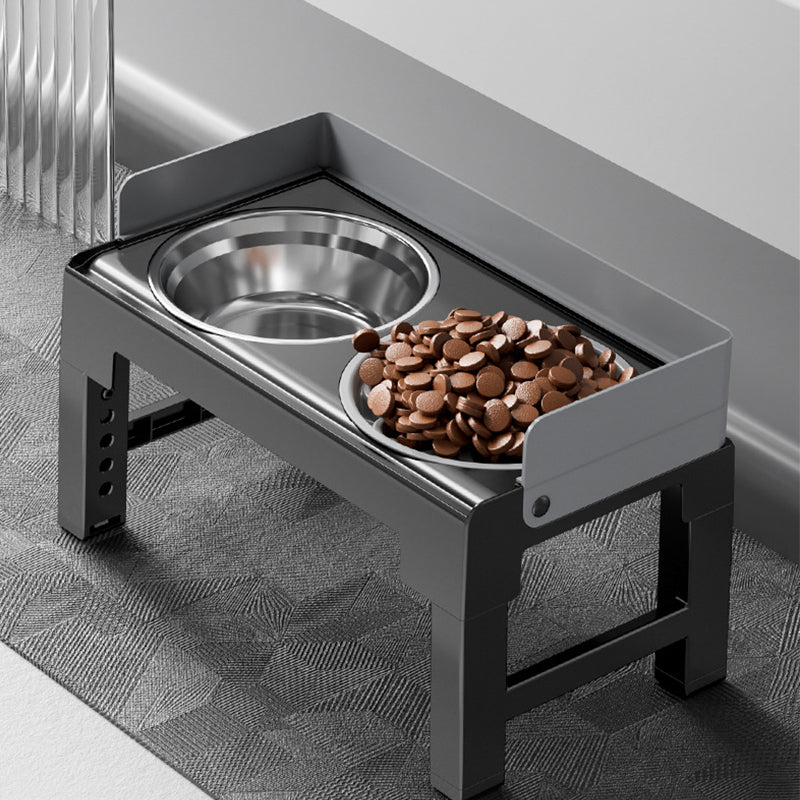Adjustable Dog Feeding Stand – Anti-Tip & Mess-Free Design, No More Neck Strain