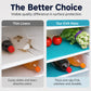 Protect Shelves Instantly! No-Slip Cut-to-Fit Fridge Liners