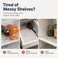 Protect Shelves Instantly! No-Slip Cut-to-Fit Fridge Liners