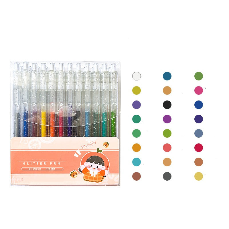 Sparkle on Any Page! No-Smudge Quick-Dry Glitter Pens