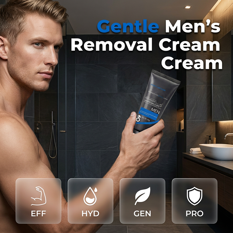 Men's Hair Removal Cream – No Stubble, No Pain