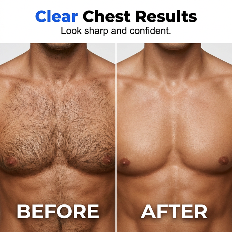 Men's Hair Removal Cream – No Stubble, No Pain
