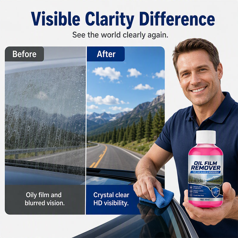 🔥Buy 1 Get 1 Free🔥 Windshield Oil Remover – Clear View, No Streaks